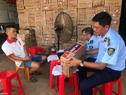 Phát hiện gần 1.000 thùng phở bò vi phạm nhãn hàng hóa và có dấu hiệu gian lận thương mại