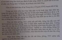 Trung tâm y tế thông báo tạm ngưng chạy thận, bệnh nhân lao đao