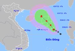 Áp thấp nhiệt đới khả năng mạnh lên thành bão trên Biển Đông