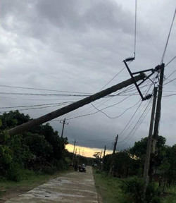 Huyện Krông Pắc: Mưa to kèm lốc xoáy gây thiệt nặng cho nhân dân