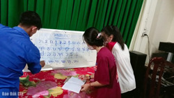 Đoàn xã Krông Na (huyện Buôn Đôn) tổ chức lớp học tiếng Lào