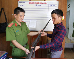 Công an huyện Cư M’gar: Quyết liệt đấu tranh với tội phạm vi phạm về vũ khí, vật liệu nổ, công cụ hỗ trợ