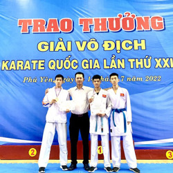 Đắk Lắk đoạt 4 huy chương tại Giải vô địch các câu lạc bộ Karate quốc gia 2022