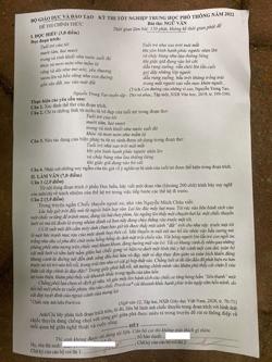 Bộ GDĐT: Xác minh, làm rõ thông tin nghi vấn lộ đề thi môn Ngữ văn