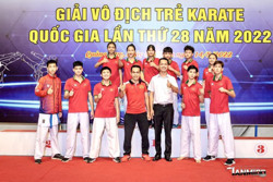 Đắk Lắk đoạt 7 huy chương tại Giải vô địch trẻ karate quốc gia lần thứ 28 năm 2022