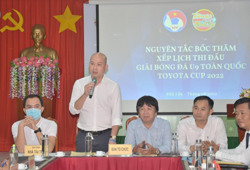 Bốc thăm, xếp lịch thi đấu Giải bóng đá toàn quốc TOYOTA Cup 2022