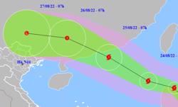 Bão Ma-on giật cấp 12 đang hướng vào khu vực phía Bắc