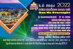 Lễ hội “Đêm trắng Ban Mê” sẽ diễn ra trong tuần đầu tháng 9