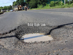 Đường tránh phía Tây Tp. Buôn Ma Thuột: Khẩn trương kiểm tra, sửa chữa, khắc phục sự cố