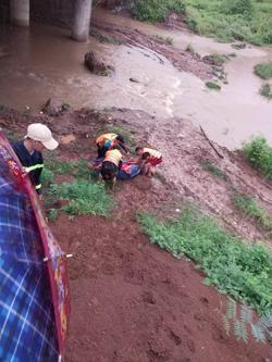 Thương tâm cụ bà bị nước cuốn trôi trong đêm