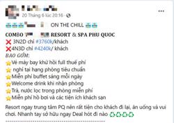 Thận trọng với các gói du lịch giá rẻ chào bán trên mạng xã hội