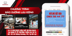 TRƯNG BÀY – LÁI THỬ CÁC DÒNG XE HONDA Ô TÔ VÀ BẢO DƯỠNG LƯU ĐỘNG TẠI GIA NGHĨA