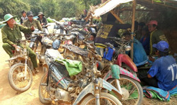 Phổ biến tình trạng sử dụng xe máy độ chế ở các xã vùng sâu Krông Bông