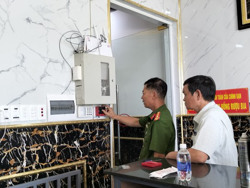 Công an huyện Lắk kiểm tra công tác phòng cháy, chữa cháy các quán karaoke trên địa bàn