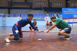 Đại hội Thể dục thể thao tỉnh: Huyện Krông Búk khẳng định sức mạnh ở môn đẩy gậy