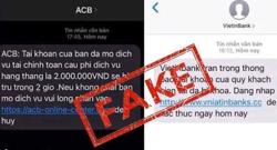 Cảnh báo gia tăng lừa đảo qua tin nhắn mạo danh ngân hàng