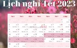Trình phương án nghỉ Tết Nguyên đán 7 ngày