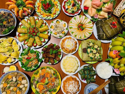 Bí quyết tránh tăng cân trong ngày Tết