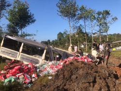 Xe tải lao xuống vực, tài xế tử vong