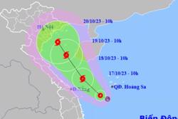 Áp thấp nhiệt đới mạnh lên thành bão trên vùng biển Quảng Trị đến Đà Nẵng