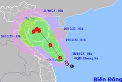 Áp thấp nhiệt đới sắp mạnh lên thành bão, Trung Bộ tiếp tục mưa rất to