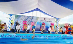 Khởi công Dự án nhà ở chung cư xã hội tại Khu đô thị Ân Phú