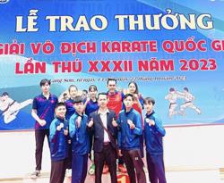 Giải vô địch Karate quốc gia năm 2023: Đắk Lắk đoạt 3 huy chương các loại
