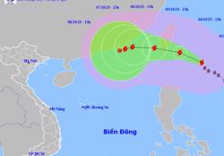 Khẩn trương ứng phó bão Koinu giật trên cấp 17 đang hướng vào Biển Đông