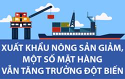 Xuất khẩu nông sản giảm, một số mặt hàng vẫn tăng trưởng đột biến