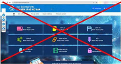 BHXH cảnh báo xuất hiện trang web tư vấn bảo hiểm xã hội giả mạo