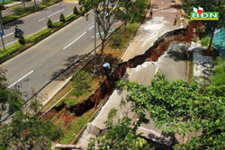 Chủ đầu tư phải khắc phục sụt lở đường Hồ Chí Minh qua Gia Nghĩa