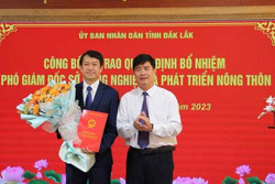 Bổ nhiệm ông Nguyễn Minh Chí làm Phó Giám đốc Sở Nông nghiệp và Phát triển nông thôn