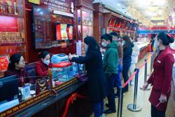 Vàng loại 1-2 chỉ "cháy hàng" ngày Thần Tài