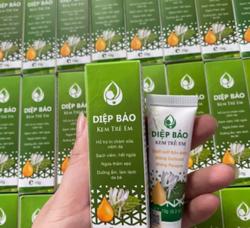 Thu hồi Kem Diệp Bảo dùng bôi da trẻ em