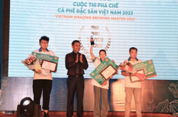Trao giải Cuộc thi pha chế cà phê đặc sản Việt Nam 2023