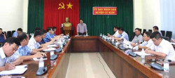 Huyện Cư Kuin: Rà soát các nội dung chuẩn bị cho công tác bảo vệ thi công dự án Hệ thống thoát nước khu trung tâm hành chính huyện