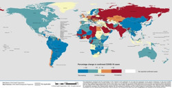 COVID-19: WHO tô đỏ nhiều nước Âu - Á, XBB.1.5 thành dòng "áp đảo"