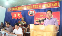 UBND huyện M’Drắk đối thoại với các hộ dân thuộc Dự án hồ chứa nước Krông Pách Thượng