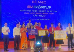 Đắk Lắk đoạt 3 giải tại Ngày hội Khởi nghiệp quốc gia của học sinh, sinh viên