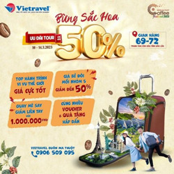 VIETRAVEL BUÔN MA THUỘT TUNG LOẠT ƯU ĐÃI HẤP DẪN  NHÂN DỊP LỄ HỘI CÀ PHÊ 2023
