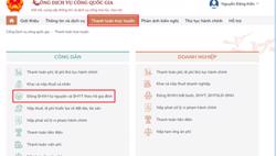 Thủ tục nộp BHXH tự nguyện, BHYT hộ gia đình trực tuyến