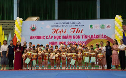 750 học sinh tham gia Hội thi Aerobic cấp Mầm non năm học 2022 – 2023