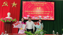 Huyện ủy Lắk công bộ các quyết định về công tác cán bộ
