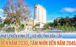 Phát triển kinh tế - xã hội tỉnh Đắk Lắk đến năm 2030, tầm nhìn đến năm 2045