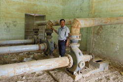 Không có hệ thống kênh dẫn, trạm bơm Tong Ting chưa thể vận hành