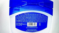 Thu hồi trên toàn quốc lô sản phẩm Vaseline Vitamin E không đạt chất lượng