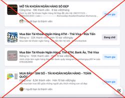 Cẩn trọng trước 'bẫy' mua bán, cho thuê tài khoản ngân hàng, thông tin cá nhân