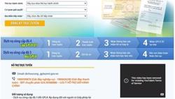 Rất ít giấy phép lái xe được thực hiện cấp đổi trực tuyến