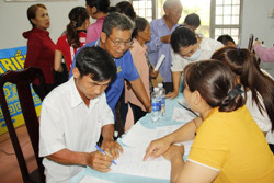 12 hộ dân xã Vụ Bổn, huyện Krông Pắc đăng ký bàn giao sớm mặt bằng Dự án cao tốc Khánh Hòa – Buôn Ma Thuột