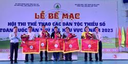 Hội thi thể thao các dân tộc thiểu số toàn quốc lần thứ XIII, khu vực II, năm 2023: Đắk Lắk xếp thứ Nhất toàn đoàn